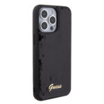 Калъф от Guess za iPhone 15 Pro Max Hardcase Sequin Script Metal Black - Image 4