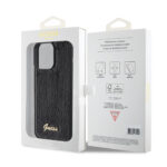 Калъф от Guess za iPhone 15 Pro Max Hardcase Sequin Script Metal Black - Image 8