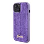 Калъф от Guess Sequin Script Logo Case за iPhone 15 Purple - Image 2