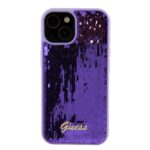Калъф от Guess Sequin Script Logo Case за iPhone 15 Purple - Image 3