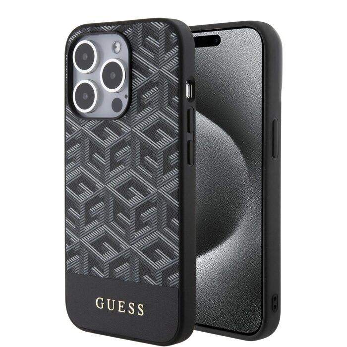 Калъф от Guess PU G Cube MagSafe Case за iPhone 15 Pro Max Black - Image 1