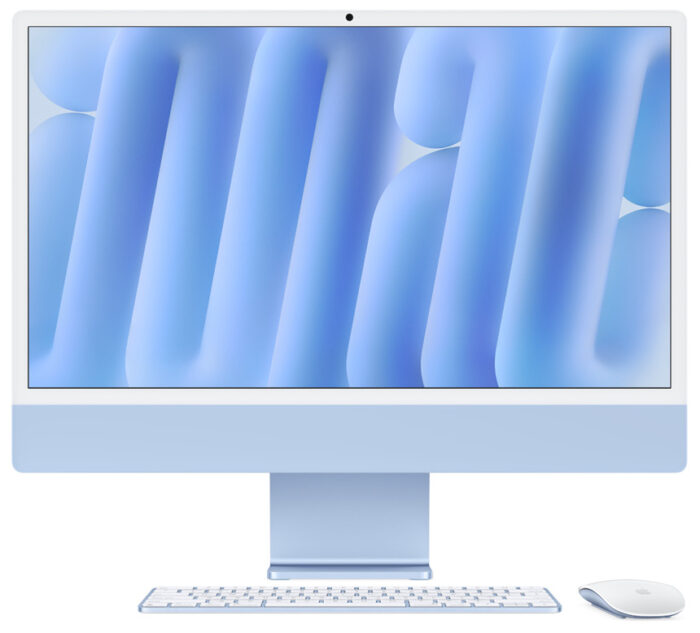 iMac 24 Retina 4.5K | M4 чип с 10 ядрен CPU и 10 ядрен GPU | 16GB памет | 512GB SSD - Blue - Image 1
