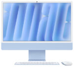 iMac 24 Retina 4.5K | M4 чип с 10 ядрен CPU и 10 ядрен GPU | 16GB памет | 256GB SSD - Blue