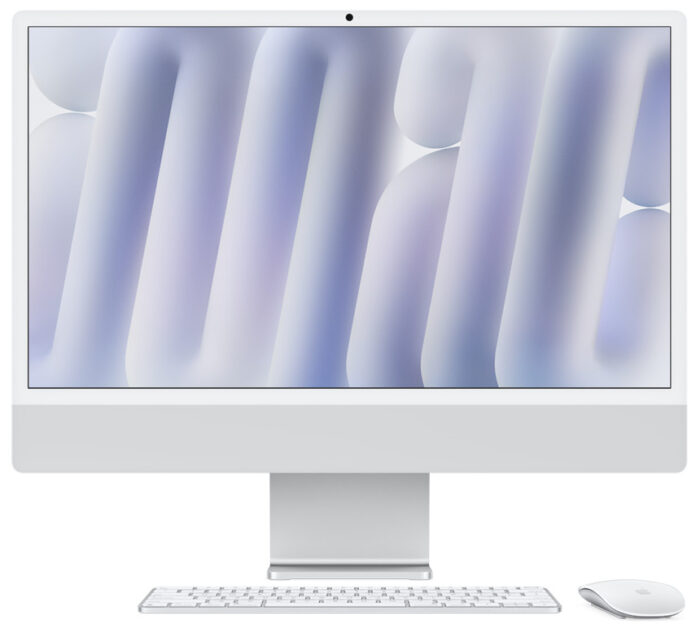 iMac 24 Retina 4.5K | M4 чип с 10 ядрен CPU и 10 ядрен GPU | 16GB памет | 256GB SSD - Silver - Image 1