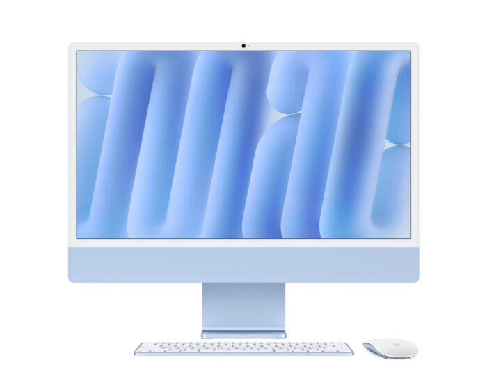 iMac 24 Retina 4.5K | M4 чип с 8 ядрен CPU и 8 ядрен GPU | 16GB памет | 256GB SSD - Blue - Image 4
