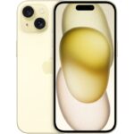 Смартфон Apple iPhone 15,128GB, 5G, Yellow