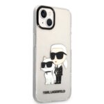 Калъф от
Karl Lagerfeld IML Glitter Karl and Choupette NFT Case за iPhone 13 Transparent - Image 2
