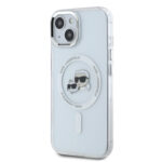 Калъф от 
Karl Lagerfeld IML K&CH Heads Metal Frame MagSafe Case for iPhone 13 Transparent - Image 3