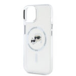 Калъф от 
Karl Lagerfeld IML K&CH Heads Metal Frame MagSafe Case for iPhone 13 Transparent - Image 4
