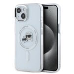 Калъф от 
Karl Lagerfeld IML K&CH Heads Metal Frame MagSafe Case for iPhone 13 Transparent
