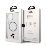 Калъф от Karl Lagerfeld IML Karl and Choupette MagSafe Case за iPhone 14 Transparent - Image 6