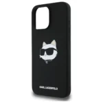 Калъф от Karl Lagerfeld Liquid Silicone Choupette Head MagSafe за iPhone 16 Pro Black - Image 2
