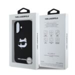 Калъф от
Karl Lagerfeld Liquid Silicone Choupette Head MagSafe за iPhone 16 Black - Image 6