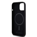 Калъф от Karl Lagerfeld Liquid Silicone Karl and Choupette MagSafe Case за iPhone 14 Black - Image 5