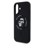 Калъф от
Karl Lagerfeld Liquid Silicone Karl and Choupette MagSafe за iPhone 16 Black - Image 4