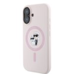 Калъф от Karl Lagerfeld Liquid Silicone Karl and Choupette MagSafe Case за iPhone 16 Pink - Image 3