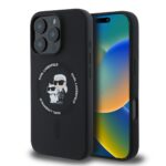 Калъф от
Karl Lagerfeld Liquid Silicone Karl and Choupette MagSafe за iPhone 16 Pro Black