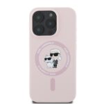Калъф от Karl Lagerfeld Liquid Silicone Karl and Choupette MagSafe Case за iPhone 16 Pro Max Pink - Image 2