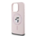 Калъф от Karl Lagerfeld Liquid Silicone Karl and Choupette MagSafe Case за iPhone 16 Pro Max Pink - Image 4