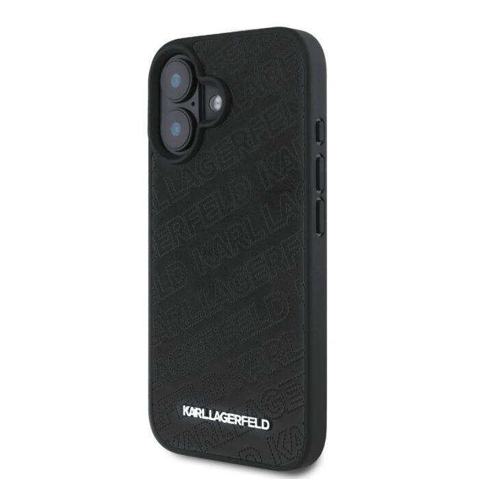 Калъф от Karl Lagerfeld PU Quilted Pattern Case за iPhone 16 Black - Image 2
