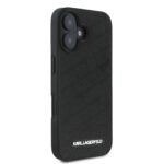 Калъф от Karl Lagerfeld PU Quilted Pattern Case за iPhone 16 Black - Image 4
