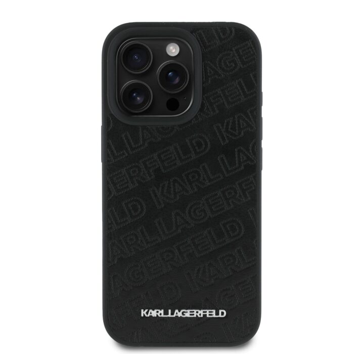 Калъф от Karl Lagerfeld PU Quilted Pattern Case за iPhone 16 Pro Black - Image 3