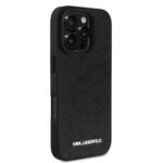 Калъф от Karl Lagerfeld PU Quilted Pattern Case за iPhone 16 Pro Black - Image 4