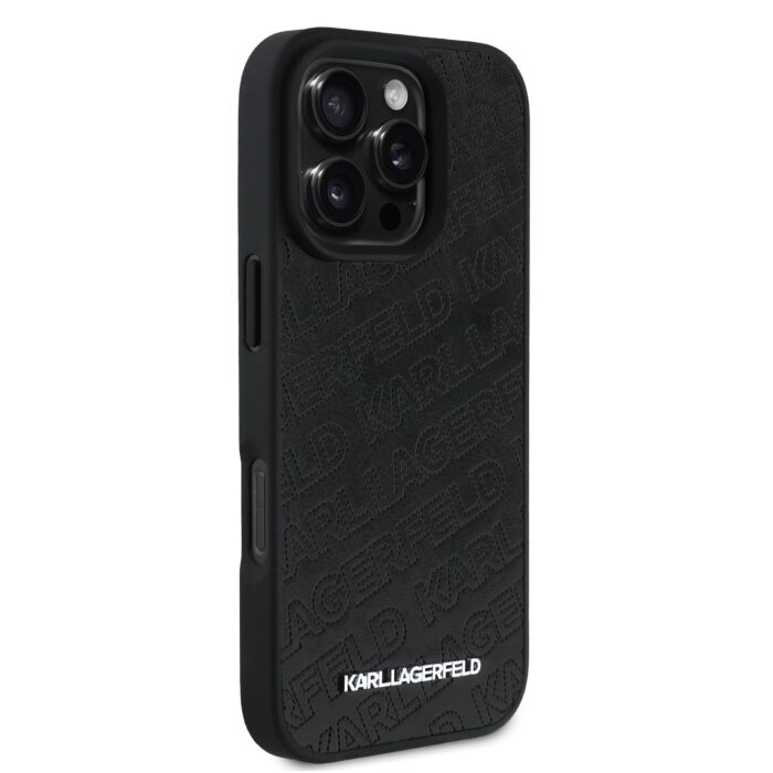 Калъф от Karl Lagerfeld PU Quilted Pattern Case за iPhone 16 Pro Black - Image 4
