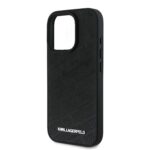 Калъф от Karl Lagerfeld PU Quilted Pattern Case за iPhone 16 Pro Black - Image 5