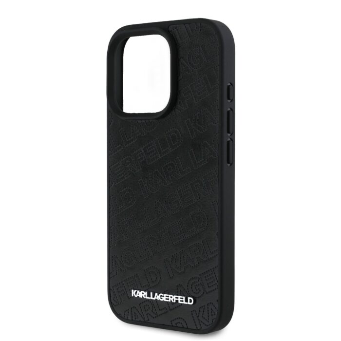 Калъф от Karl Lagerfeld PU Quilted Pattern Case за iPhone 16 Pro Black - Image 5