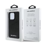 Калъф от Karl Lagerfeld PU Quilted Pattern Case за iPhone 16 Pro Black - Image 7
