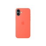 Калъф Apple за iPhone 16 Plus Silicone Case with MagSafe - Tangerine (SEASONAL) - Image 3