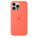 Калъф от Apple за iPhone 16 Pro Max Silicone Case with MagSafe - Tangerine (SEASONAL) - Image 3