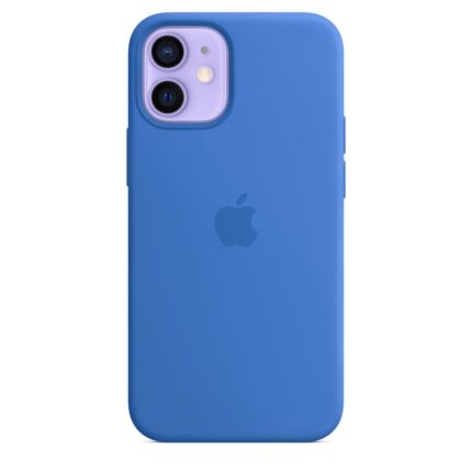 Apple iPhone 12 mini Silicone Case with MagSafe - Capri Blue (Seasonal Spring2021)
