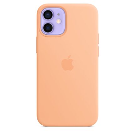 Apple iPhone 12 mini Silicone Case with MagSafe - Cantaloupe (Seasonal Spring2021)