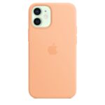 Apple iPhone 12 mini Silicone Case with MagSafe - Cantaloupe (Seasonal Spring2021) - Image 3