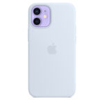 Apple iPhone 12 mini Silicone Case with MagSafe - Cloud Blue - Image 5