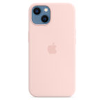 Калъф Apple iPhone 13 Silicone Case with MagSafe - Chalk Pink - Image 5