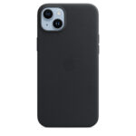 Калъф от Apple за iPhone 14 Plus Leather Case with MagSafe - Midnight
