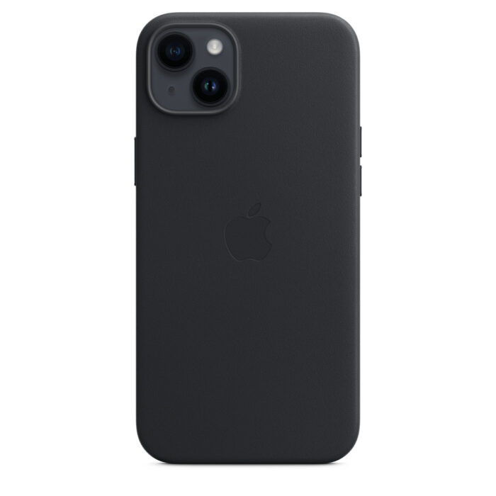 Калъф от Apple за iPhone 14 Plus Leather Case with MagSafe - Midnight - Image 3