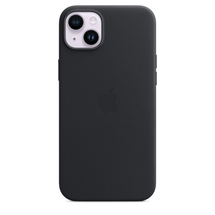 Калъф от Apple за iPhone 14 Plus Leather Case with MagSafe - Midnight - Image 5