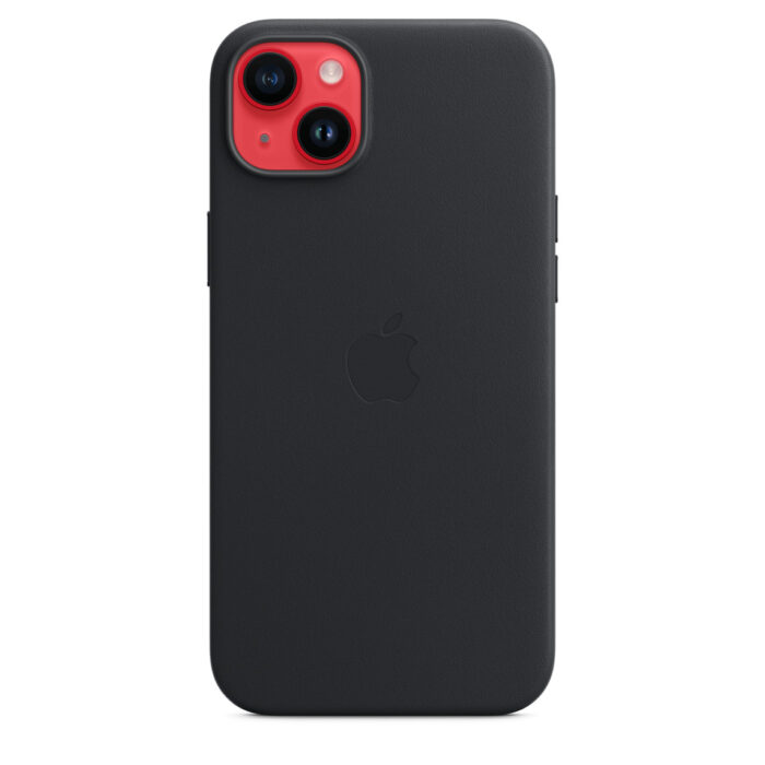 Калъф от Apple за iPhone 14 Plus Leather Case with MagSafe - Midnight - Image 4