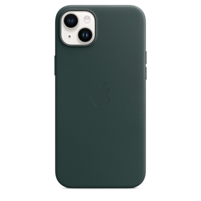 Калъф от Apple за iPhone 14 Plus Leather Case with MagSafe - Forest Green - Image 5