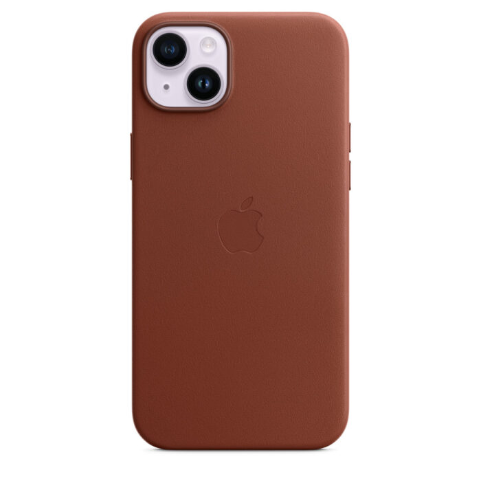 Калъф от Apple за iPhone 14 Plus Leather Case with MagSafe - Umber - Image 2