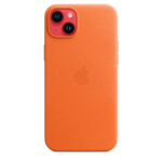 Калъф от Apple за iPhone 14 Plus Leather Case with MagSafe - Orange - Image 5