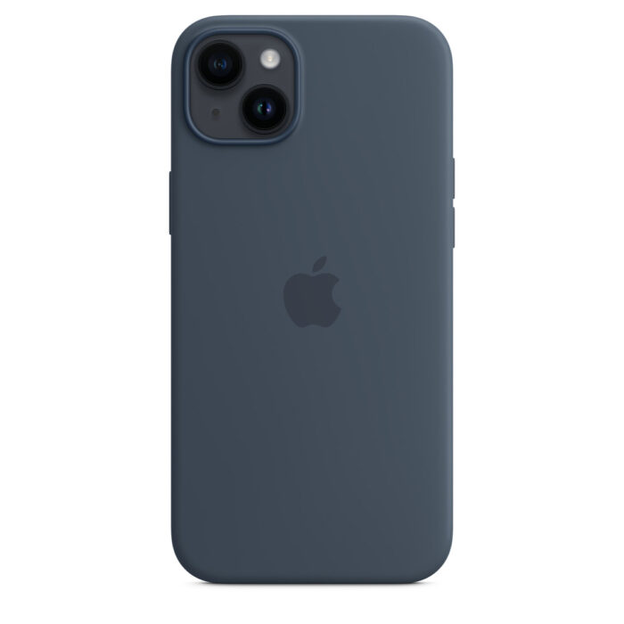 Калъф от Apple за iPhone 14 Plus Silicone Case with MagSafe -Storm Blue - Image 3