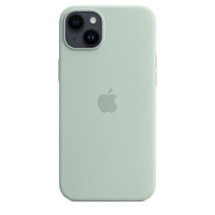 Калъф от Apple за iPhone 14 Plus Silicone Case with MagSafe - Succulent - Image 3