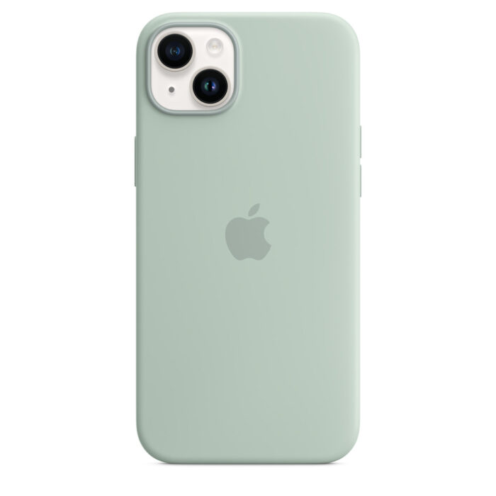 Калъф от Apple за iPhone 14 Plus Silicone Case with MagSafe - Succulent - Image 4
