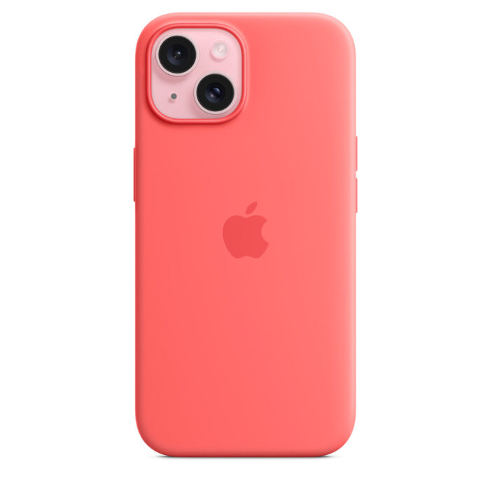 Калъф от Apple за  iPhone 15 Silicone Case с MagSafe - Guava - Image 6