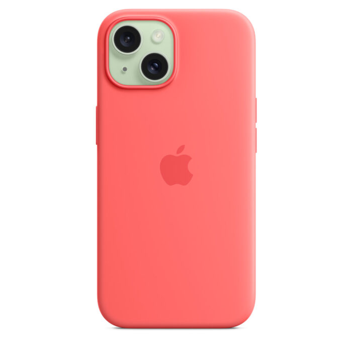 Калъф от Apple за  iPhone 15 Silicone Case с MagSafe - Guava - Image 5